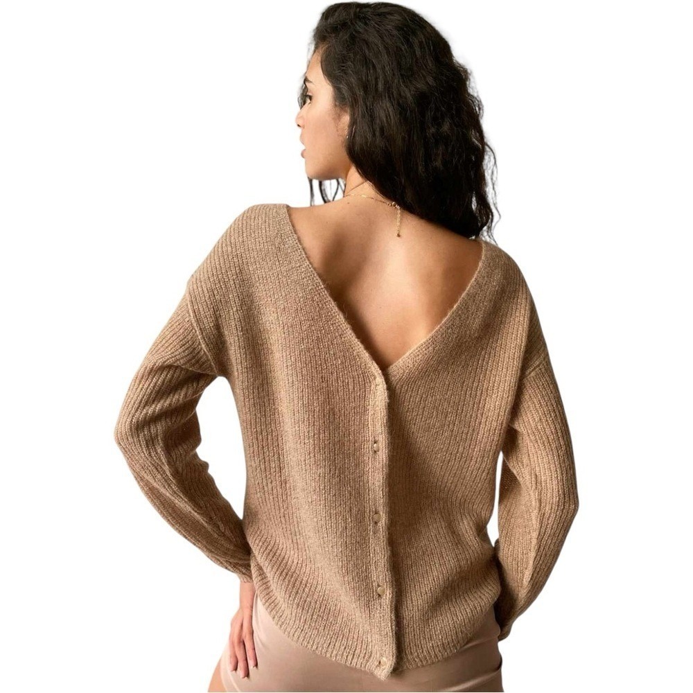 Aritzia Mohair Alpaca Wilfred Front To Back Oversized Soft Cardigan Sweater XXS